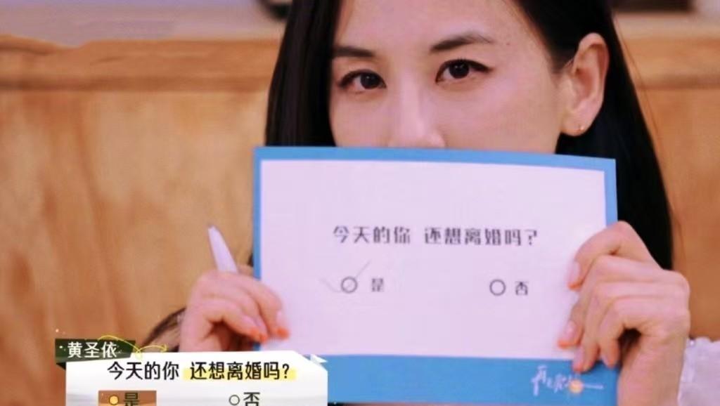 黄圣依和杨子吵架后再次选离婚