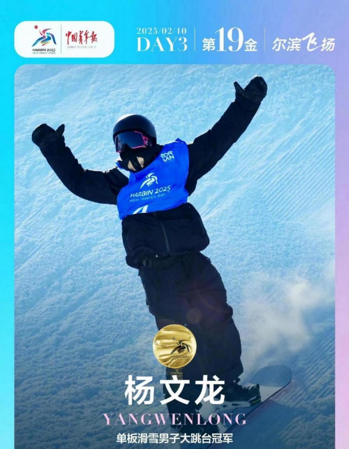 中国队金牌已满2组九宫格